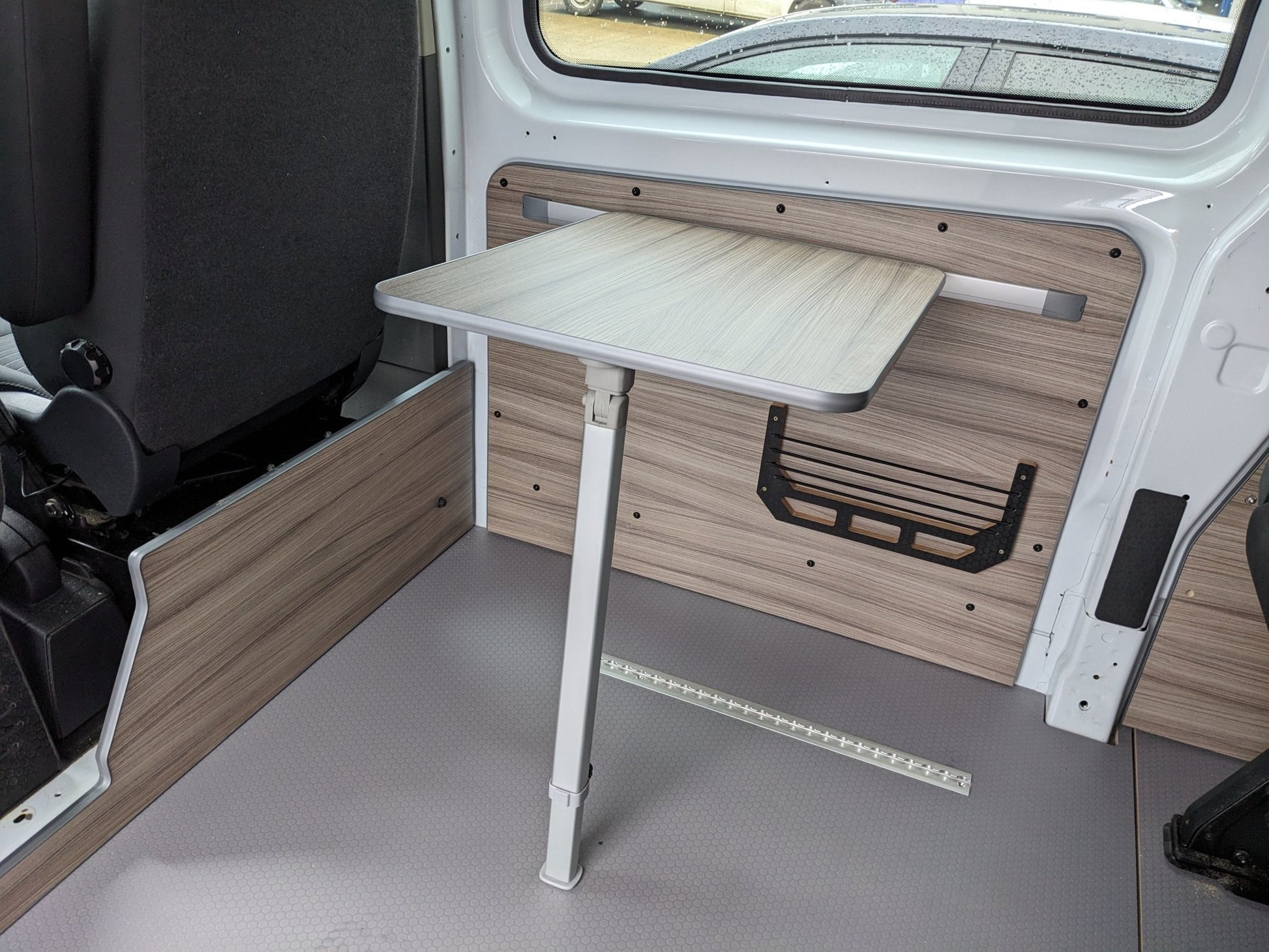 Campervan table and Mito sliding rail set - Vangear UK