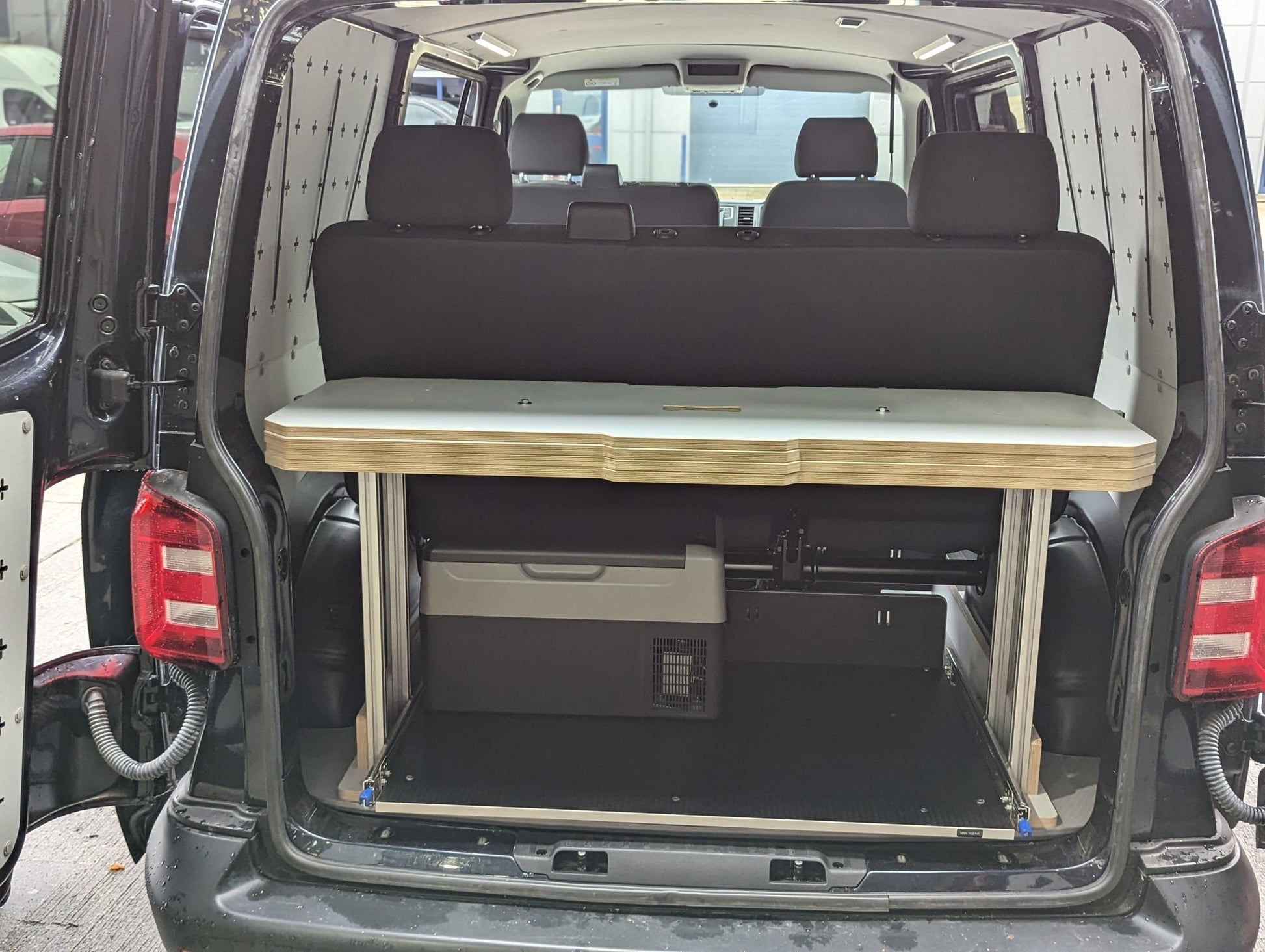 NEW Vangear Modular-Bed campervan Bed (two 3/4 front) - Vangear UK