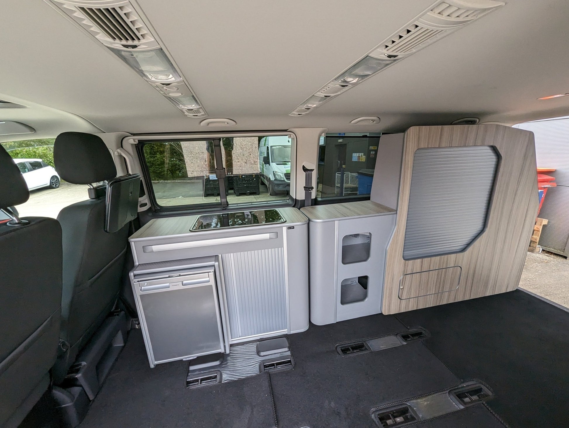 Rear-Pod (slim factory trim version) to make a modular campervan system - Vangear UK