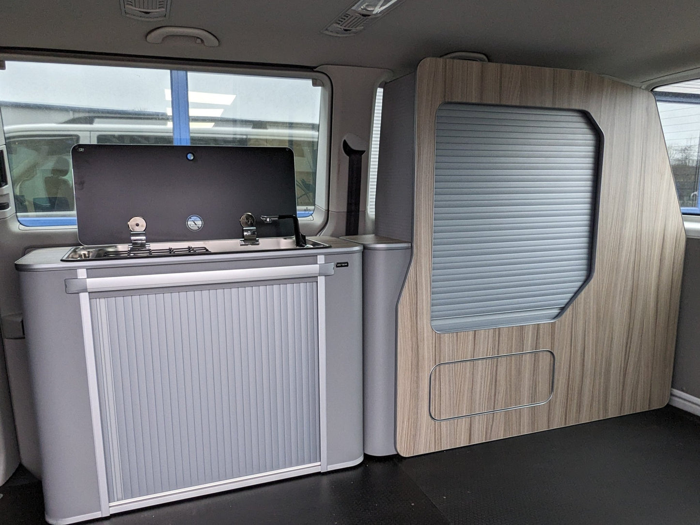 Rear-Pod (slim factory trim version) to make a modular campervan system - Vangear UK