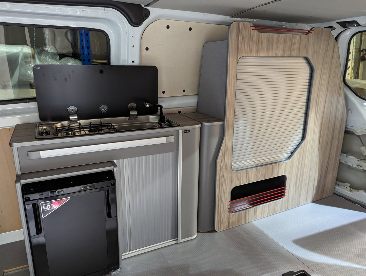 Rear-Pod (XL for Ford Transit Custom) to make a modular campervan system - Vangear UK