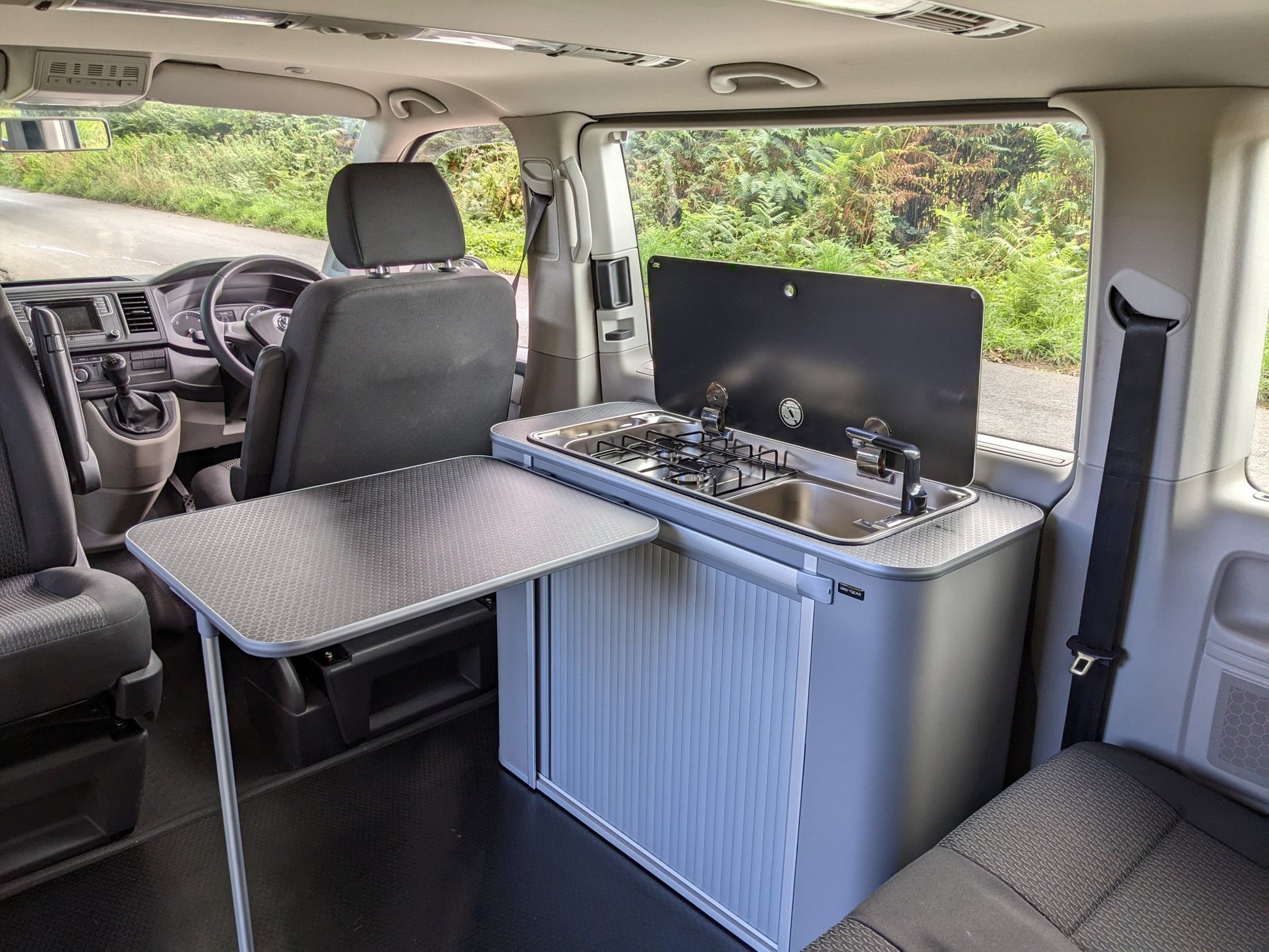 Campervan Table Storage Bracket Table Kit Grey Caravan VW Camper