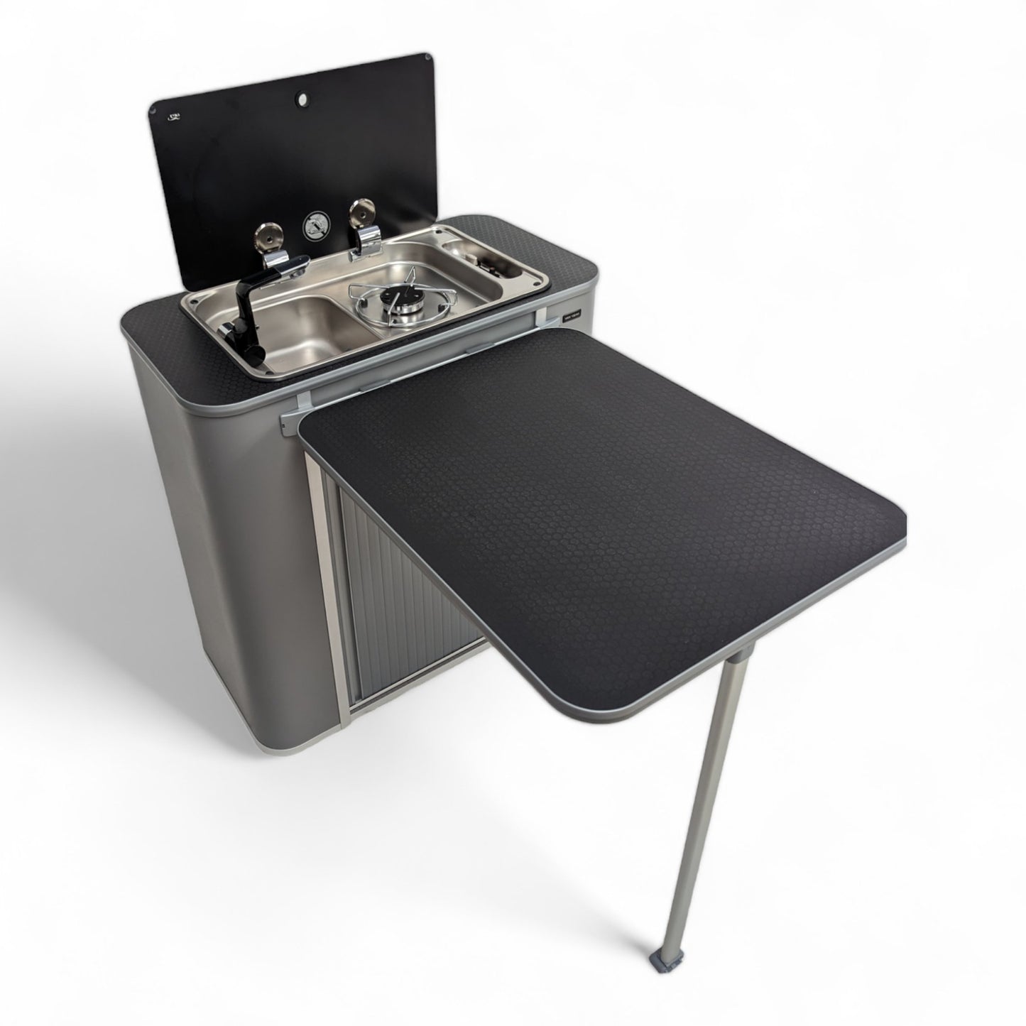 Vangear Kombi-Pod Campervan kitchen unit (Grey) - Vangear UK