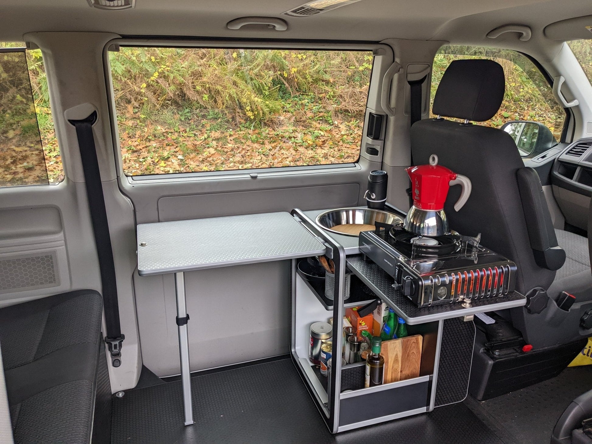 Vangear Mini-Pod Campervan Kitchen Pod (Black) gen2.1 - Vangear UK
