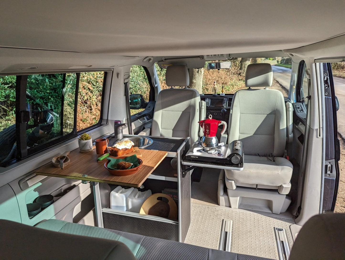 Vangear Nano-Pod Campervan Kitchen (Black) gen2.1 - Vangear UK