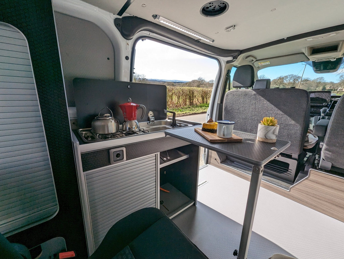 Vangear X Pod Gen2 2 Campervan Kitchen Black Vangear UK vangear-x-pod-gen2-2-campervan-kitchen-black-vangear-uk