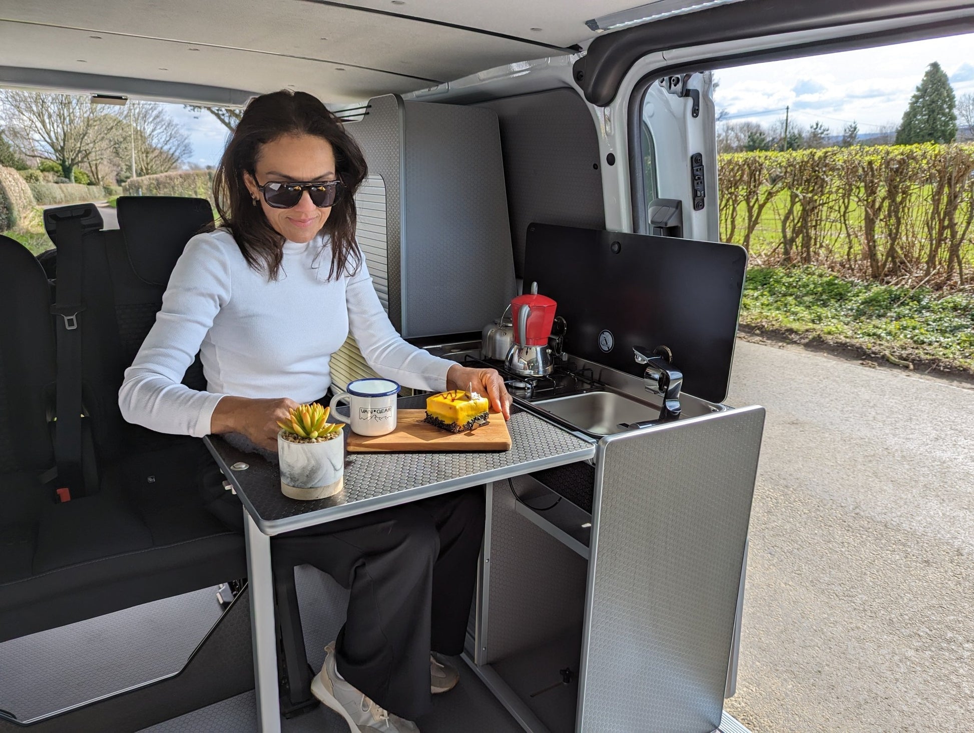 Vangear X-Pod (Gen2) Campervan kitchen (Black) - Vangear UK